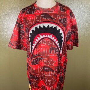 Hudson Outerwear Red "We Killed The APE" L shirt